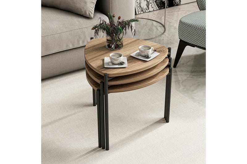 Lenny Satsbord - Valnöt - Möbler - Bord & matgrupp - Avlastningsbord & sidobord - Satsbord