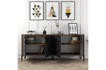 Levents Avlastningsbord 180 cm - Valnöt/Svart - Möbler - Bord & matgrupp - Avlastningsbord & sidobord - Konsolbord & hallbord