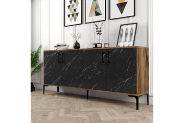 Levents Avlastningsbord 180 cm - Valnöt/Svart - Möbler - Bord & matgrupp - Avlastningsbord & sidobord - Konsolbord & hallbord