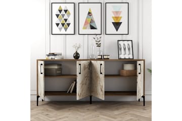 Levents Avlastningsbord 180 cm - Valnöt/Vit - Möbler - Bord & matgrupp - Avlastningsbord & sidobord - Konsolbord & hallbord