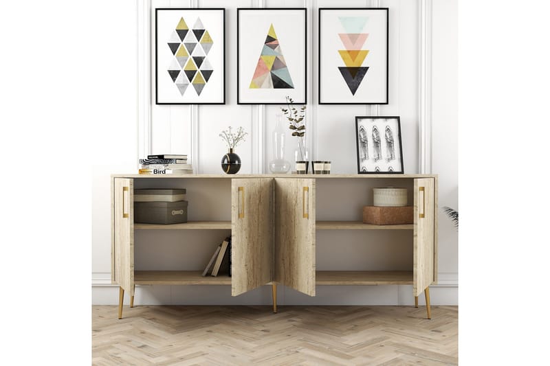 Levents Konsollbord 180 cm - Beige - Möbler - Bord & matgrupp - Avlastningsbord & sidobord - Konsolbord & hallbord