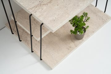 Lifon Sidobord 50 cm - Svart/Marmor - Möbler - Bord & matgrupp - Avlastningsbord & sidobord - Lampbord & sidobord