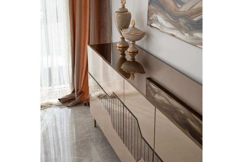 Lissione Konsollbord 180 cm - Brons - Förvaring - Förvaringsmöbler - Sideboard & skänk