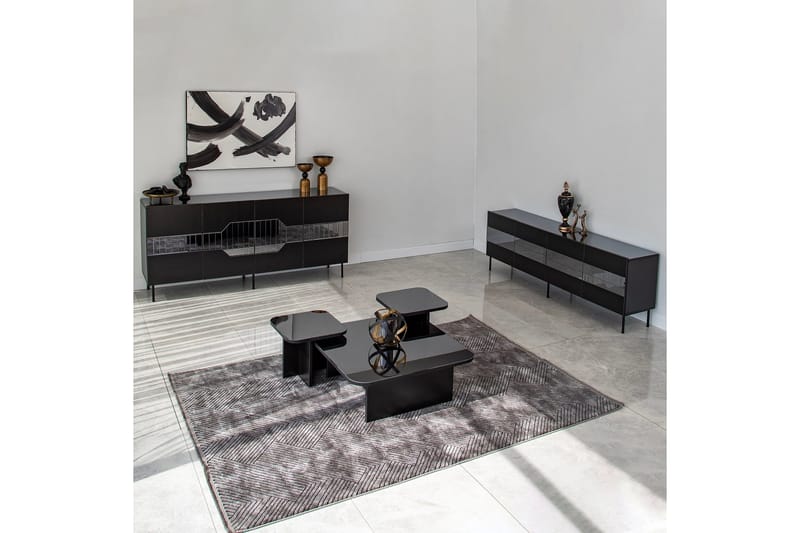 Lissione Konsollbord 180 cm - Svart - Förvaring - Förvaringsmöbler - Sideboard & skänk