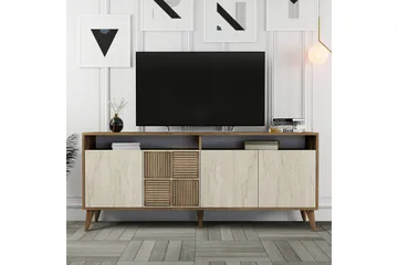 Lissione Konsollbord 180 cm - Valnöt/Beige - Möbler - Bord & matgrupp - Avlastningsbord & sidobord - Konsolbord & hallbord