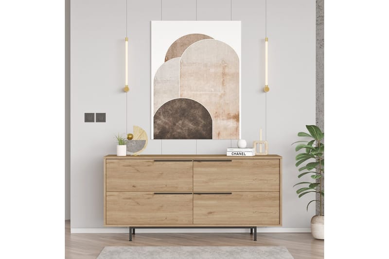 Liyakat Konsollbord 160 cm - Valnöt - Möbler - Bord & matgrupp - Avlastningsbord & sidobord - Konsolbord & hallbord