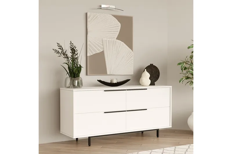 Liyakat Konsollbord 160 cm - Vit - Möbler - Bord & matgrupp - Avlastningsbord & sidobord - Konsolbord & hallbord