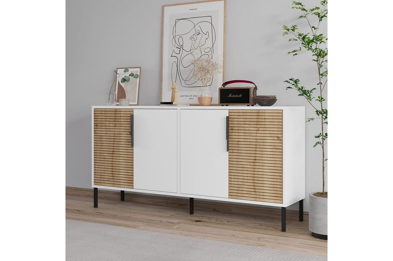 Lorien Konsollbord 150 cm - Vit/Ek - Möbler - Bord & matgrupp - Avlastningsbord & sidobord - Konsolbord & hallbord