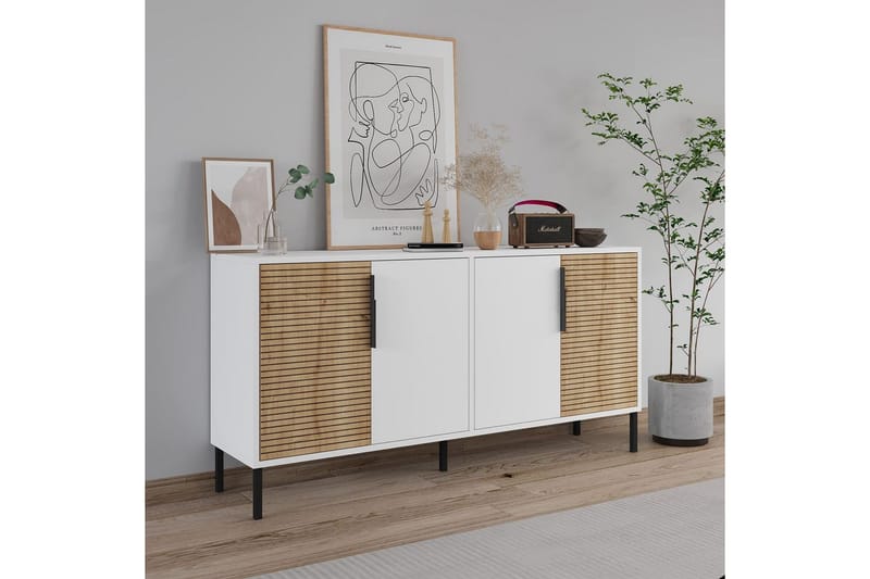 Lorien Konsollbord 150 cm - Vit/Ek - Möbler - Bord & matgrupp - Avlastningsbord & sidobord - Konsolbord & hallbord