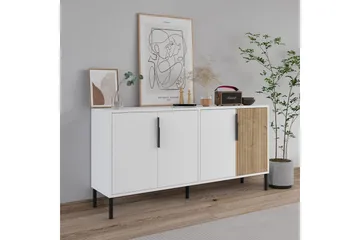 Lorien Konsollbord 150 cm - Vit/Ek - Möbler - Bord & matgrupp - Avlastningsbord & sidobord - Konsolbord & hallbord