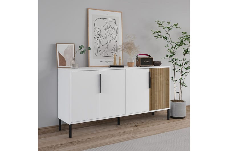 Lorien Konsollbord 150 cm - Vit/Ek - Möbler - Bord & matgrupp - Avlastningsbord & sidobord - Konsolbord & hallbord