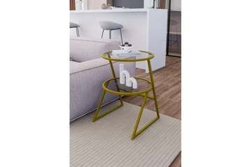 Lorigulla Sidobord 42x42 cm - Guld - Möbler - Bord & matgrupp - Avlastningsbord & sidobord - Lampbord & sidobord