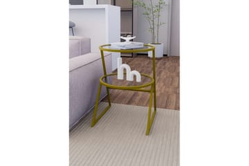 Lorigulla Sidobord 42x42 cm - Guld - Möbler - Bord & matgrupp - Avlastningsbord & sidobord - Lampbord & sidobord