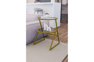 Lorigulla Sidobord 42x42 cm - Guld - Möbler - Bord & matgrupp - Avlastningsbord & sidobord - Lampbord & sidobord