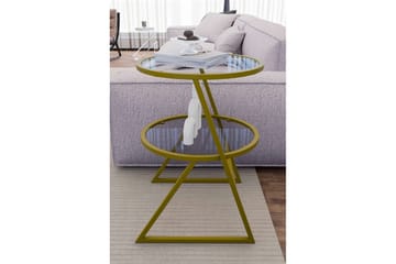 Lorigulla Sidobord 42x42 cm - Guld - Möbler - Bord & matgrupp - Avlastningsbord & sidobord - Lampbord & sidobord