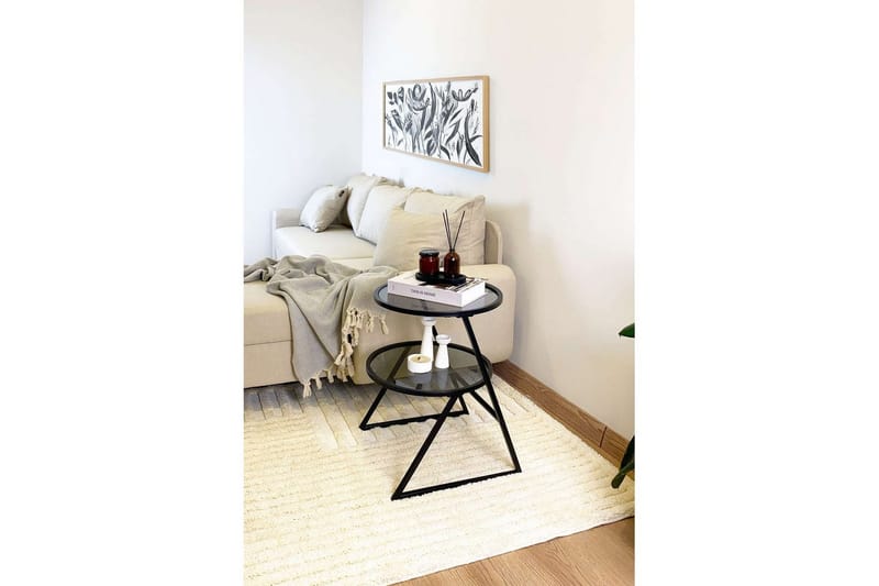 Lorigulla Sidobord 42x42 cm - Svart/Grå - Möbler - Bord & matgrupp - Avlastningsbord & sidobord - Lampbord & sidobord