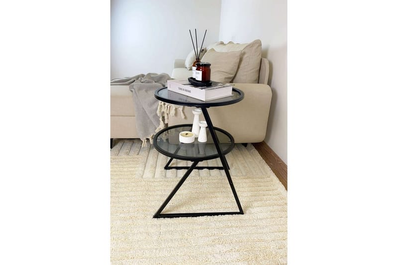 Lorigulla Sidobord 42x42 cm - Svart/Grå - Möbler - Bord & matgrupp - Avlastningsbord & sidobord - Lampbord & sidobord