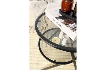 Lorigulla Sidobord 42x42 cm - Svart/Grå - Möbler - Bord & matgrupp - Avlastningsbord & sidobord - Lampbord & sidobord