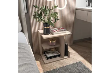 Lorik Sängbord 45 cm - Beige - Möbler - Bord & matgrupp - Avlastningsbord & sidobord - Sängbord & nattduksbord