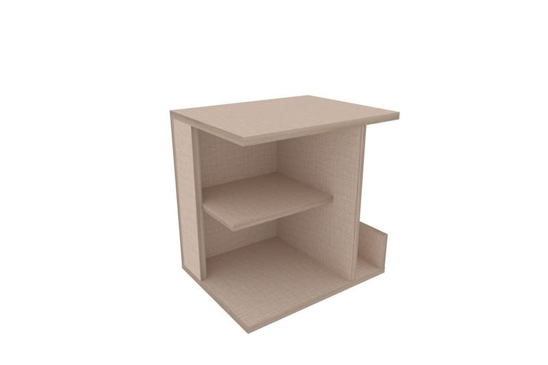 Lorik Sängbord 45 cm, Beige