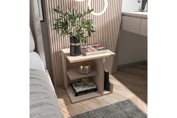 Lorik Sängbord 45 cm - Beige - Möbler - Bord & matgrupp - Avlastningsbord & sidobord - Sängbord & nattduksbord