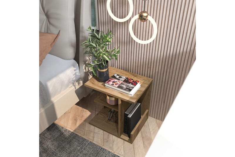 Lorik Sängbord 45 cm - Ek - Möbler - Bord & matgrupp - Avlastningsbord & sidobord - Sängbord & nattduksbord
