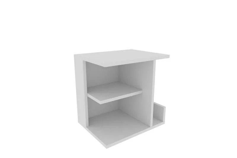 Lorik Sängbord 45 cm, Vit