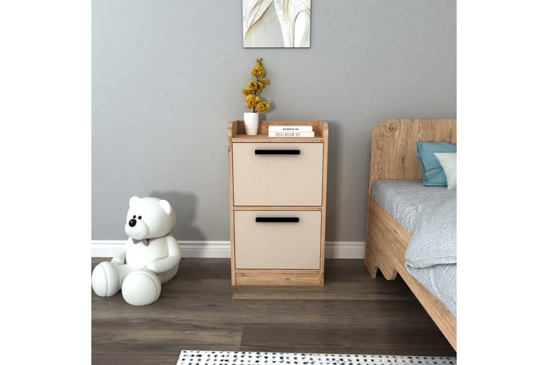 Luses Sängbord 45 cm - Natur/Beige - Möbler - Bord & matgrupp - Avlastningsbord & sidobord - Sängbord & nattduksbord