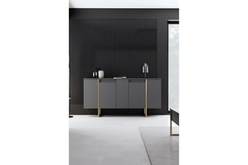 Luxe Konsollbord 160 cm - Grå/Guld - Möbler - Bord & matgrupp - Avlastningsbord & sidobord - Konsolbord & hallbord