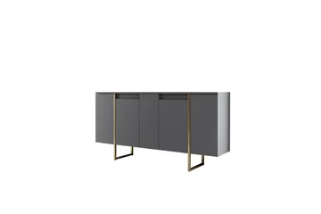 Luxe Konsollbord 160 cm - Grå/Guld - Förvaring - Förvaringsmöbler - Sideboard & skänk