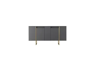Luxe Konsollbord 160 cm - Grå/Guld - Förvaring - Förvaringsmöbler - Sideboard & skänk