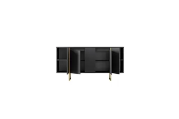 Luxe Konsollbord 160 cm - Grå/Guld - Förvaring - Förvaringsmöbler - Sideboard & skänk