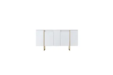 Luxe Konsollbord 160 cm - Vit/Guld - Förvaring - Förvaringsmöbler - Sideboard & skänk