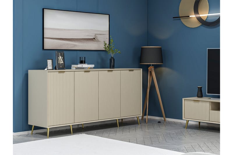 Luxe Konsollbord 180 cm - Sandsten - Möbler - Bord & matgrupp - Avlastningsbord & sidobord - Konsolbord & hallbord