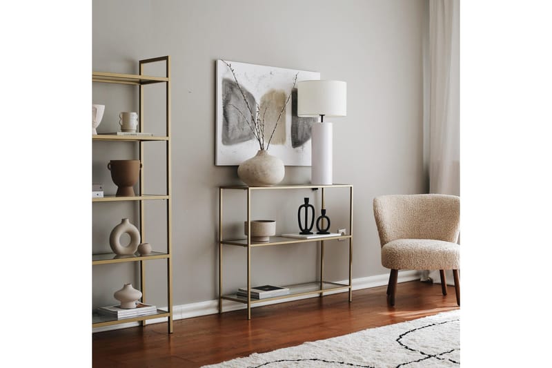 Lychester Avlastningsbord 100 cm - Guld - Möbler - Bord & matgrupp - Avlastningsbord & sidobord - Konsolbord & hallbord