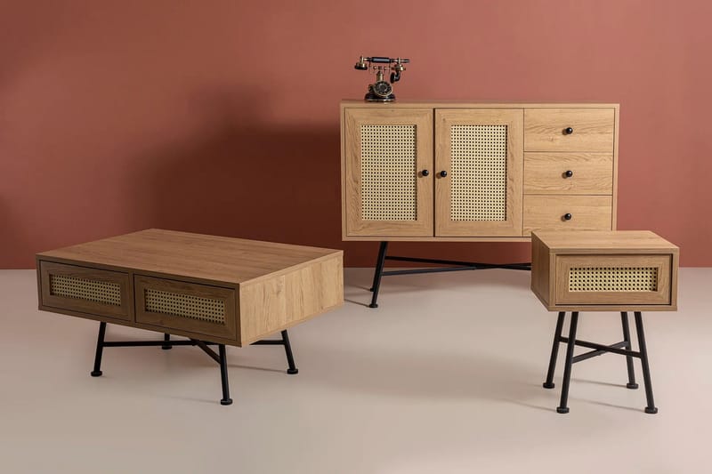 Makwana Konsollbord 120 cm - Natural - Förvaring - Förvaringsmöbler - Sideboard & skänk