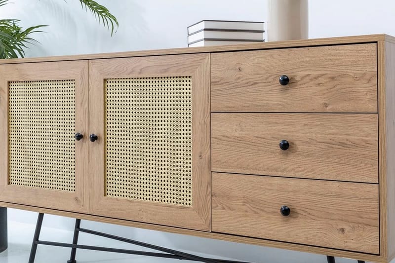 Makwana Konsollbord 160 cm - Natural - Förvaring - Förvaringsmöbler - Sideboard & skänk