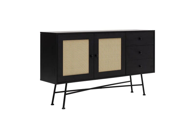 Makwana Konsollbord 160 cm - Svart - Förvaring - Förvaringsmöbler - Sideboard & skänk