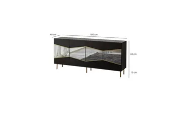 Mami Konsollbord 180 cm - Svart - Förvaring - Förvaringsmöbler - Sideboard & skänk