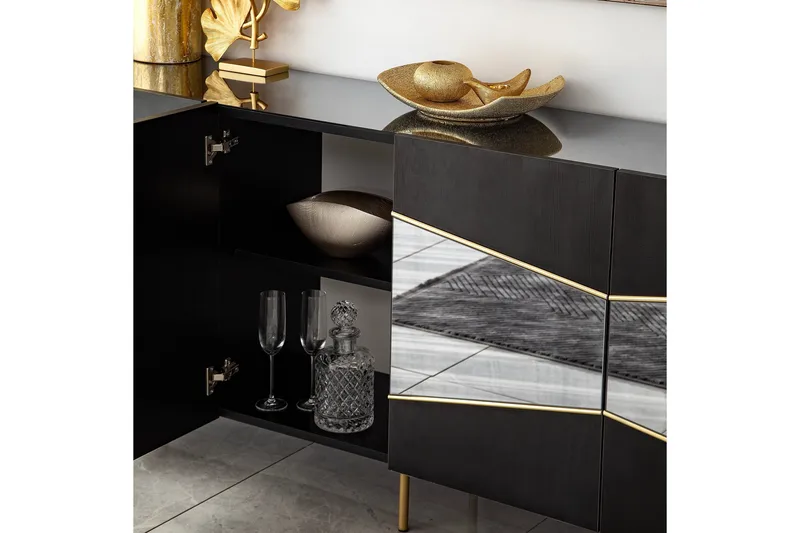 Mami Konsollbord 180 cm - Svart - Förvaring - Förvaringsmöbler - Sideboard & skänk