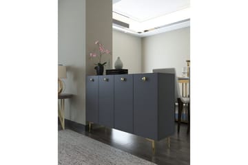 Mangvar Konsollbord 120 cm - Antracit/Guld - Möbler - Bord & matgrupp - Avlastningsbord & sidobord - Konsolbord & hallbord