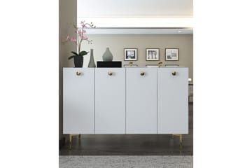 Mangvar Konsollbord 120 cm - Vit/Guld - Möbler - Bord & matgrupp - Avlastningsbord & sidobord - Konsolbord & hallbord