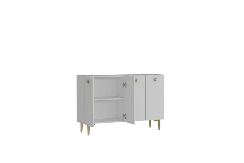 Mangvar Konsollbord 120 cm - Vit/Guld - Möbler - Bord & matgrupp - Avlastningsbord & sidobord - Konsolbord & hallbord