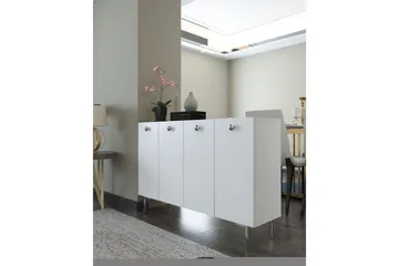 Mangvar Konsollbord 120 cm - Vit/Silver - Möbler - Bord & matgrupp - Avlastningsbord & sidobord - Konsolbord & hallbord