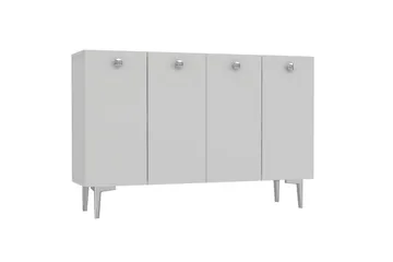 Mangvar Konsollbord 120 cm - Vit/Silver - Möbler - Bord & matgrupp - Avlastningsbord & sidobord - Konsolbord & hallbord