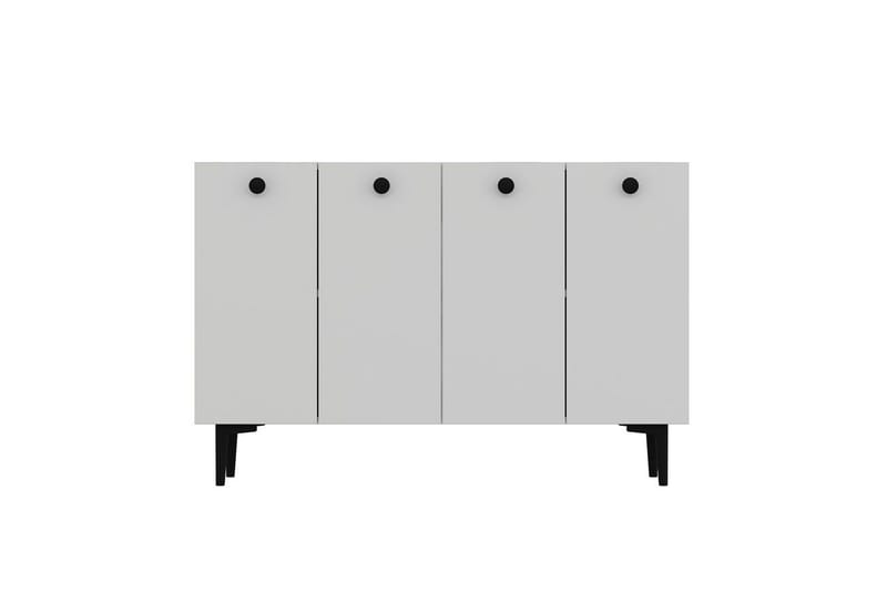 Mangvar Konsollbord 120 cm, Vit/Svart