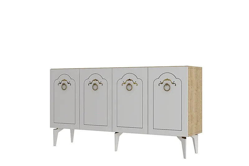 Maren Konsollbord 150 cm, Ek/Vit