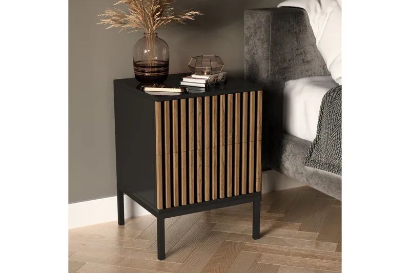 Meorati Sängbord 40 cm - Brun - Möbler - Bord & matgrupp - Avlastningsbord & sidobord - Sängbord & nattduksbord