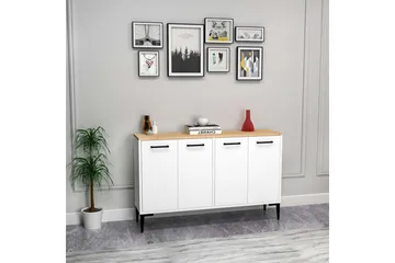 Merion Konsollbord 120 cm - Ek/Vit - Möbler - Bord & matgrupp - Avlastningsbord & sidobord - Konsolbord & hallbord