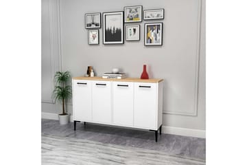 Merion Konsollbord 120 cm - Ek/Vit - Möbler - Bord & matgrupp - Avlastningsbord & sidobord - Konsolbord & hallbord